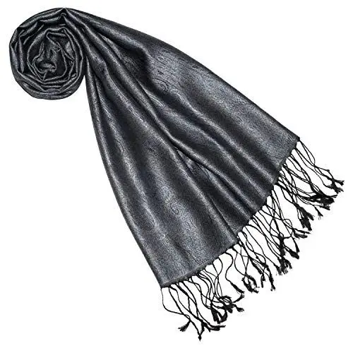 Produktbild: Lorenzo Cana Seidenschal für Frauen, Schal aus 100% Seide gewebter Damenschal elegant Paisley Muster Ton in Ton 7841077