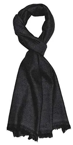 Produktbild: Lorenzo Cana - Herren Schal aus 100% Kaschmir, schwarz 180 x 30 cm, Winterschal Cashmereschal Naturfaser - 7831633