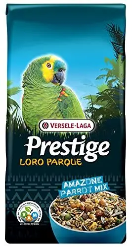 Produktbild: VERSELE-LAGA – Prestige Loro Parque Amazonas-Papageienmischung – angereicherte, vollständige und abwechslungsreiche Samenmischung – 15 kg