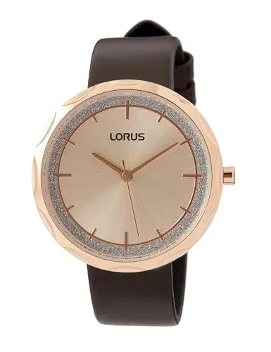 Produktbild: Lorus Damen Analog Quarz Uhr mit Leder Armband RG246WX9