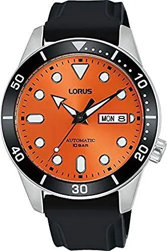 Produktbild: Lorus Herren Analog Automatisch Uhr mit Silicone Armband RL453AX9