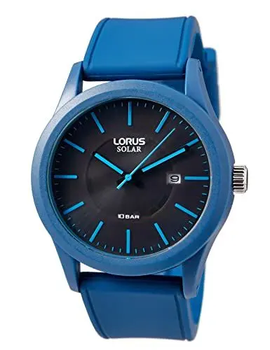 Produktbild: Lorus Herren Analog Quarz Uhr mit Silikon Armband RX307AX9