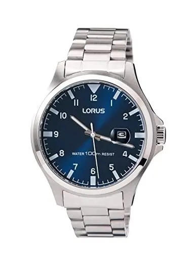Produktbild: Lorus Sport Herren-Uhr Edelstahl mit Metallband RH963KX9, Blau