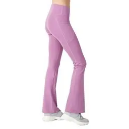 Produktbild: LOS OJOS Damen Bootcut Yogahose - Hohe Taille Workout Bootleg Yoga Leggings mit Bauchkontrolle
