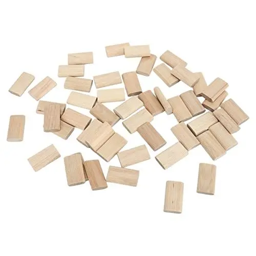 Produktbild: Lose Zapfen, 50 Stück, Domino-Zapfen Zum Basteln mit Holz, 8 X 22 X 40 Mm