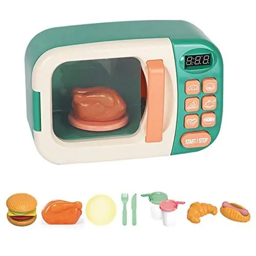 Produktbild: LOSOO Kinderspielzeug Für Die Küche Mikrowelle Kinderspielzeug Simulation Mikrowelle Spielzeug Hervorragend Geeignet, Um Kindern Das Üben Von Fertigkeiten In Der Küche Beizubringen frugal Regular