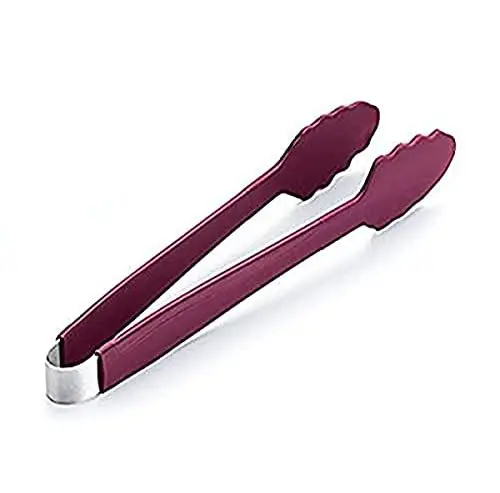 Produktbild: LotusGrill Grillzange Pflaumenlila! Speziell entwickelt für den raucharmen Holzkohlegrill/Tischgrill