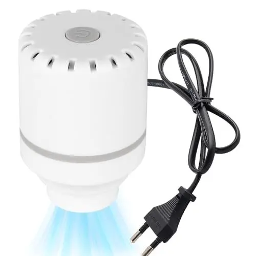 Produktbild: Lotvic Vakuumpumpe für Vakuumbeutel, 30W Vakuumbeutel Elektrische Luftpumpe, Tragbare Luftpumpe für Vakuumbeutel, 4.0kPa Ultra Starke Saugkraft Vakuumbeutel Pumpe für Kleidung, Kissen, Bettdecken