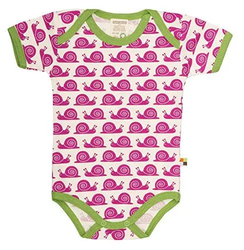 Produktbild: loud + proud Unisex Baby Body 201, Gr. 80 (Herstellergröße: 74/80), Violett (Fuchsia fu)