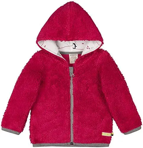 Produktbild: loud + proud Unisex Baby Jacke Plüsch aus Bio Baumwolle, GOTS Zertifiziert 3050, Einfarbig, Gr. 68 (Herstellergröße: 62/68), Rosa (Berry Ber)