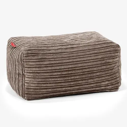 Produktbild: Lounge Pug, Fußhocker Pouf, Cord Mocca