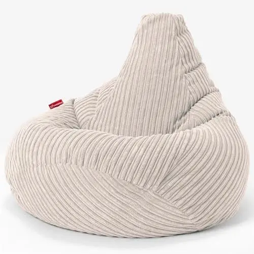 Produktbild: Lounge Pug, Gaming Sitzsack Sessel, Cord Creme
