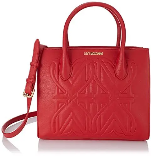 Produktbild: Love Moschino Damen Jc4333pp0fkc0500 Handtasche, rot, Einheitsgröße