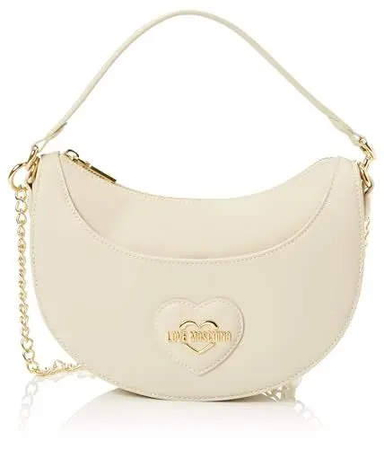 Produktbild: Love Moschino Damen Schultertasche, Elfenbein Schultertasche, Elfenbein