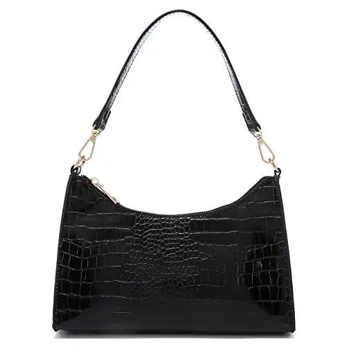 Produktbild: LOVEVOOK Handtaschen Damen Klein Umhängetasche Leder Tasche Tote Bag Shopper Crossbody Bag Schultertasche für Frauen Dating Reisen Party Einkaufe, Weiß
