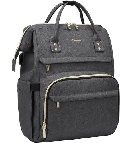 Produktbild: LOVEVOOK Laptop Rucksack Damen, Wasserdicht Backpack Women Reiserucksack mit 15,6 Zoll Laptopfach, Damenrucksack Rucksäcke Mädchen Daypacks Schulrucksack Schultasche Arbeitstasche für Uni Arbeit
