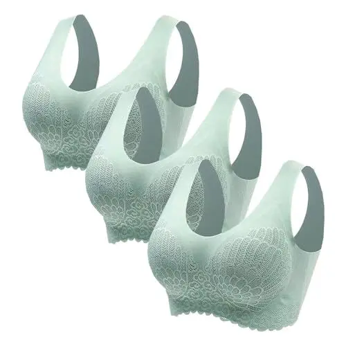 Produktbild: Low Back Bh Sport Bh Still Bh Mit Spitze Bh Ohne BüGel Baumwolle Bh Vorderverschluss Nahtloser Bh Entlastungs Bh Cup E Bh Damen Mit BüGel Damen Sport Bh Bh RüCkenfreies Kleid Sport Bh GroßE GrößEn