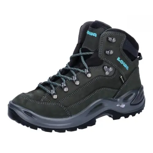 Produktbild: Lowa Damen Wanderschuhe Renegade GTX MID 321945 Asphalt/Türkis 41