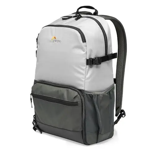 Produktbild: Lowepro LP37238-PWW Truckee BP 250 LX Outdoor-Kamerarucksack, fasst 15-Zoll-Tablet, für Einstiegs-DSLR/spiegellose Kamera, Sony, Canon, Nikon, 1-2 Objektive, Gimbal, Drohne, DJI, Osmo, Mavic, hellgrau