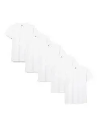 Produktbild: Lower East Herren LE105 T-Shirt, Weiß (5er Pack), XL