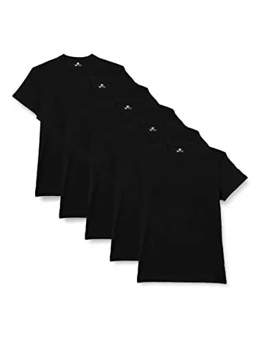 Produktbild: Lower East Damen Le156 T-Shirt, Schwarz, XL (5er Pack)