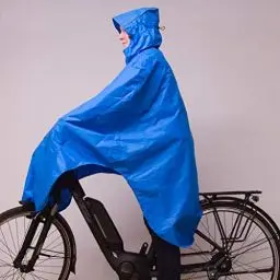 Produktbild: LOWLAND OUTDOOR® Fahrradregenponcho, Blau, One size