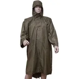 Produktbild: LOWLAND OUTDOOR Regenponcho - Wasserdicht (7000mm Wassersäule), Grun, XL