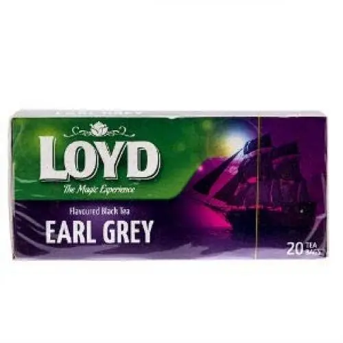 Produktbild: Loyd EARL GREY Schwarzer Tee im Teebeutel 20 stuck in einer packung Schwarzes tee black tee dunkel tee gut zum frustuck original