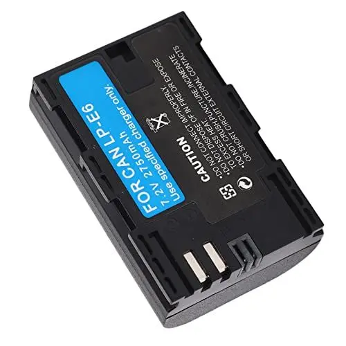 Produktbild: LP E6 Ersatzakku füR R5 R6 6D 7D 7D Mark II 60D 70D 80D 90D 5D Mark II Mark III Mark IV 5DS 5DS R, 2750 MAh 7,2 V Kamera Ersatz-Lithium-Akku