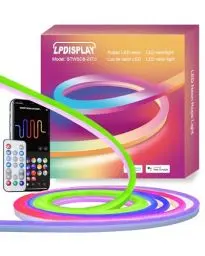 Produktbild: LED Strip 3m, RGB-IC Led streifen zum Selbermachen, Farbwechsel, Musik Sync, arbeitet mit Alexa und Google Assistant, RGB Led Band für Wanddekoration, 2,4 GHz Wifi