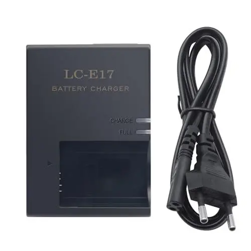 Produktbild: LP-E17 Kamera-Akku-Ladegerät für Canon LC-E17 LC-E17C Akkus für Canon EOS Rebel T7i T6i T6s SL3 SL2 77D 9000D 8000D 800D 850D 760D 750D 200D M6 M6 Mark II M5 M3 Kiss X8i RP R10 Digital Akku-Ladegeräte