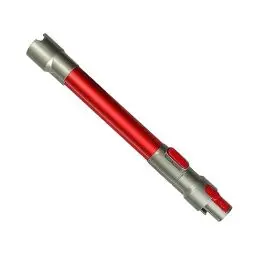 Produktbild: LRFDRESS Schnellspanner, leitfähiger Teleskopstab für Dyso n V15 V11 V10 V8 V7 Stab-Staubsauger, Ersatzrohr, verstellbare Länge 45,7 bis 71,1 cm, ausziehbarer Stab (rot)