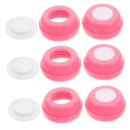 Produktbild: LRXIYODE 6 Stücke Baby Flasche Kappen Reise Und Lagerung Baby Flasche Deckel Kunststoff Wasser Flasche Kappen Ersatzteile Für Baby Flaschen Zubehör