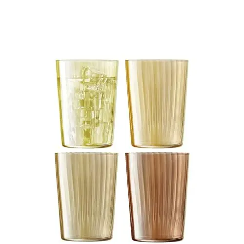 Produktbild: LSA Gems Trinkglas, Glas, Orange, 9 cm, 4