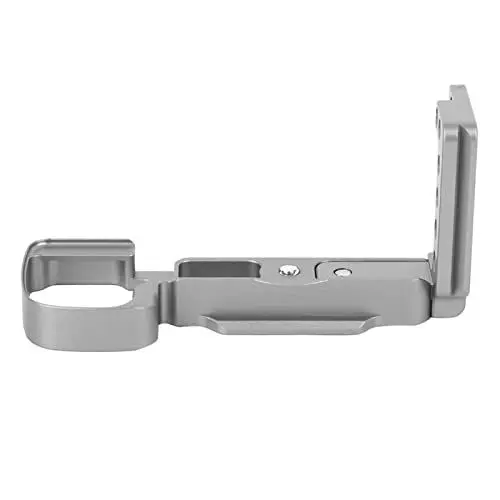 Produktbild: L-Schnellwechselplatte für Spiegellose Kameras A6100/A6300/A6400, Dehnbar und Leicht, Luftfahrtaluminium, Mehrlochdesign, Magnetischer Saugschlüssel (Grau)