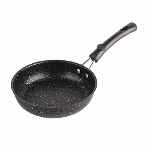 Produktbild: LSFYYDS Bratpfanne aus Edelstahl, Eierpfanne, Kochpfanne, Steakpfanne für zu Hause, Küchenzubehör (18CM)