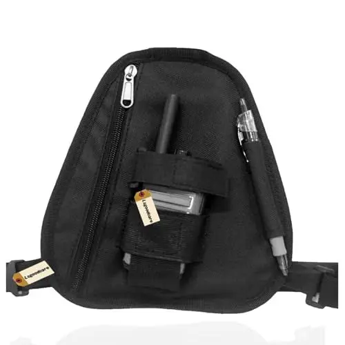 Produktbild: Lsgoodcare Walkie Talkie Brustgeschirr Schwarz Taktische Weste Schulter Radio Holster Pack Einstellbare Tasche Compatible with Baofeng UV-5R BF-888S