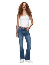 Produktbild: LTB Jeans Damen Juliana - Bootcut Low Rise Basic-5-Pocket Medium Wash Blau aus Baumwollgemisch - Größe W24L36