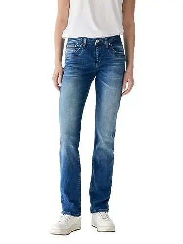 Produktbild: LTB Damen Jeans Vilma Bootcut - Blau - Angellis Wash W26-W34 Baumwolle Stretch, Größe:34W / 34L, Farbvariante:Angellis Wash 50670