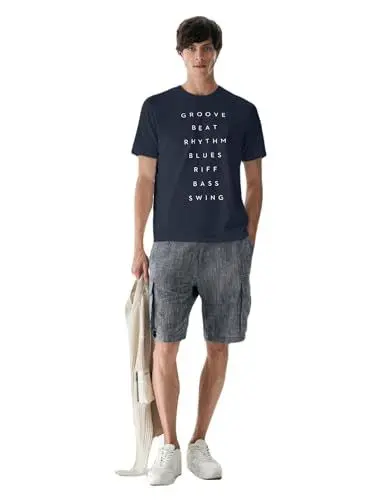 Produktbild: LTB Jeans Herren Doneye T-Shirt, Navy Blazer 12115, S