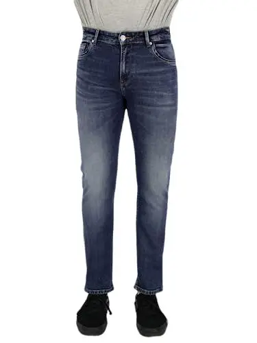 Produktbild: LTB Jeans Herren Jeans Hollywood Z D - Jeans Herren Gerade aus Baumwollmischung Gerade Denim Mittel mit Reißverschluss Mittlere Taille - Blau