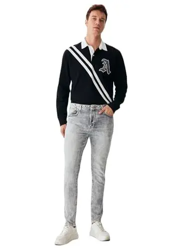 Produktbild: LTB Jeans Herren Jeans Reeves Schlank aus Baumwollmischung Tapered Denim mit Mittlere Taille in Mittel Blau