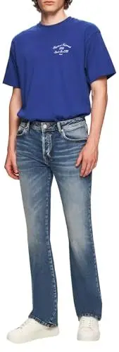 Produktbild: LTB Jeans Herren Tinman 401 - Bootcut Mid Rise Basic-5-Pocket Medium Wash Blau aus Baumwollgemisch - Größe W29L30