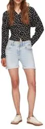 Produktbild: LTB Jeans Jeans Short Rosina Kurz in Blau hergestellt aus Einer Baumwollmischung in Blau - Größe XS