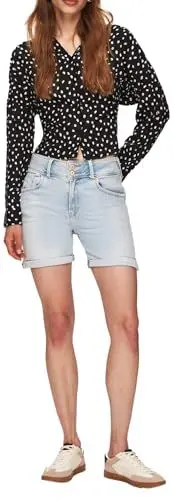 Produktbild: LTB Jeans Jeans Short Rosina Kurz in Blau hergestellt aus Einer Baumwollmischung in Blau - Größe XS