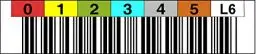Produktbild: LTO 6 Label horizontal Nummernkreis 000200 - 000299