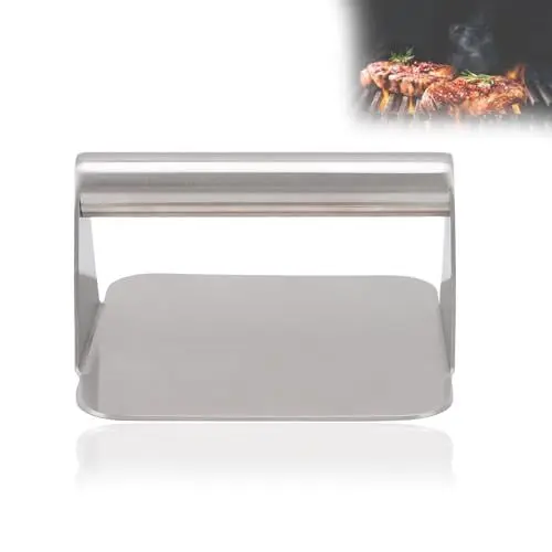 Produktbild: LTSQIN Burgerpresse, Burger Pattie Presse 304 Edelstahl Smash Burgerpresse Burger Smasher Hamburgerpresse, Patty Maker Smash Glatte Hamburgerpresse für Flat Top Grill Und Grillen
