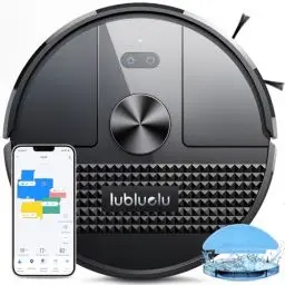 Produktbild: Lubluelu Saugroboter mit Wischfunktion 3-1, 4500Pa Staubsauger Roboter mit Lasernavigation, 54 dB Roboterstaubsauger mit Anti-Siphon-Technologie, 150 Min Laufzeit, APP Steuerung, 24 No-Go Zonen (SL68)