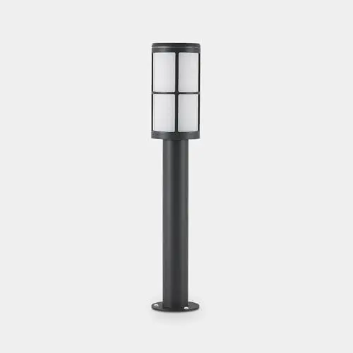 Produktbild: Lucande Außenleuchte 'Kelini' (spritzwassergeschützt) (Modern) in Schwarz aus Aluminium (1 flammig, E27) - Wegeleuchte, Pollerleuchte, Wegelampe, Sockelleuchte