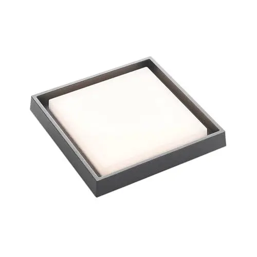 Produktbild: Lucande LED Deckenleuchten Birta (spritzwassergeschützt (Modern) in Alu aus Aluminium, Außenleuchte für Garten Terasse Balkon & Haus Deckenleuchte